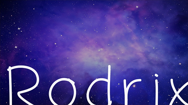 Rodrix Font