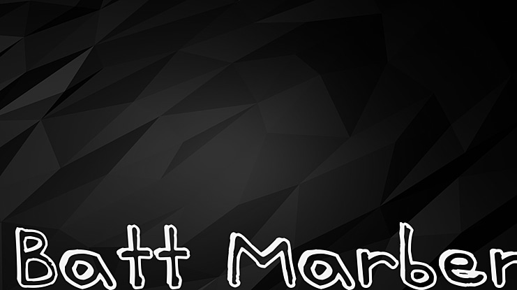 Batt Marber Font