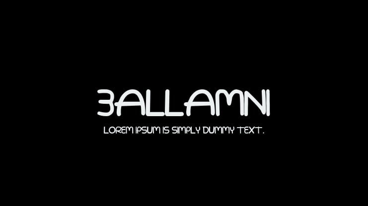 3allamni Font