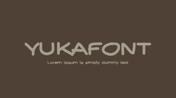 YUKAFONT Font