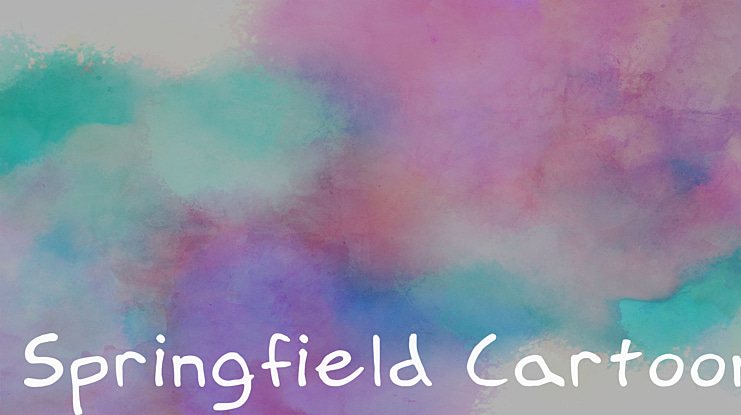Springfield Cartoon Font