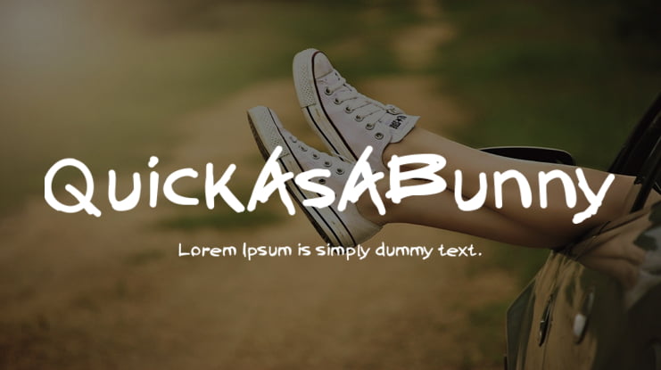 QuickAsABunny Font