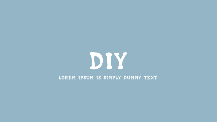 DIY Font