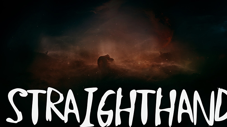 StraightHand Font