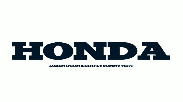 Honda Font