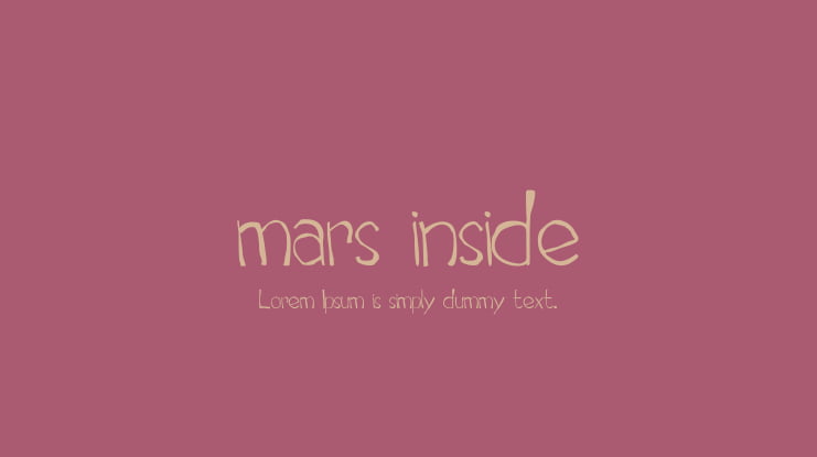 mars inside Font