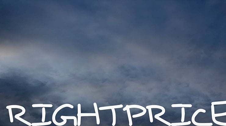 RightPrice Font