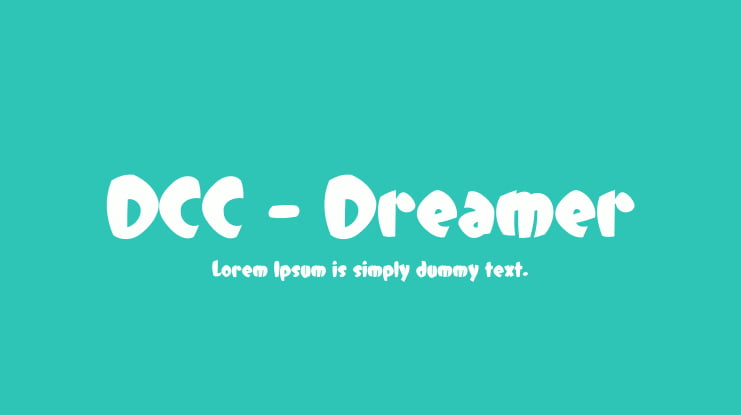 DCC - Dreamer Font