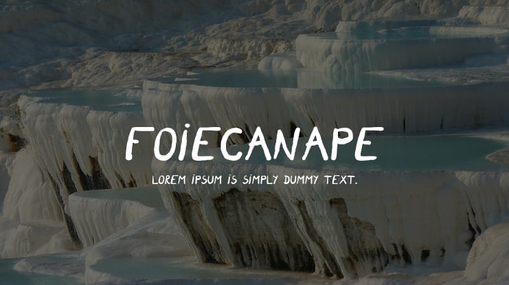 FoieCanape Font