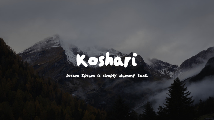 Koshari Font
