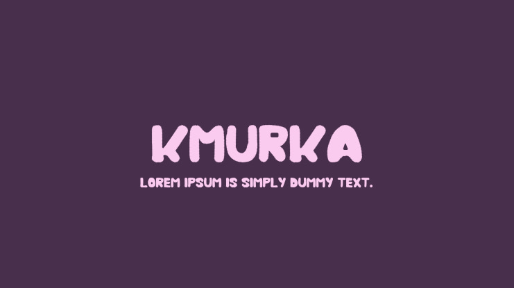 kmurka Font