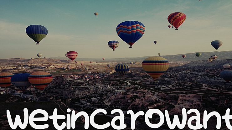 WetinCaroWant Font
