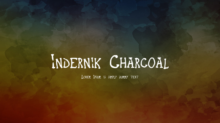 Indernik_Charcoal Font