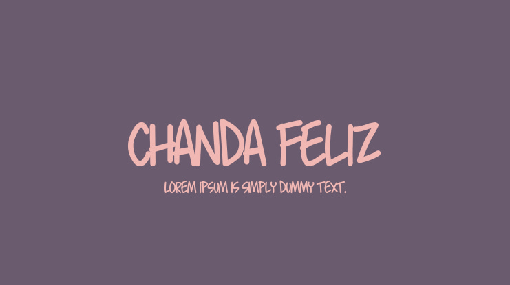 Chanda Feliz Font
