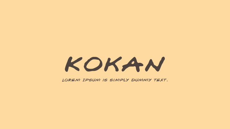 Kokan Font