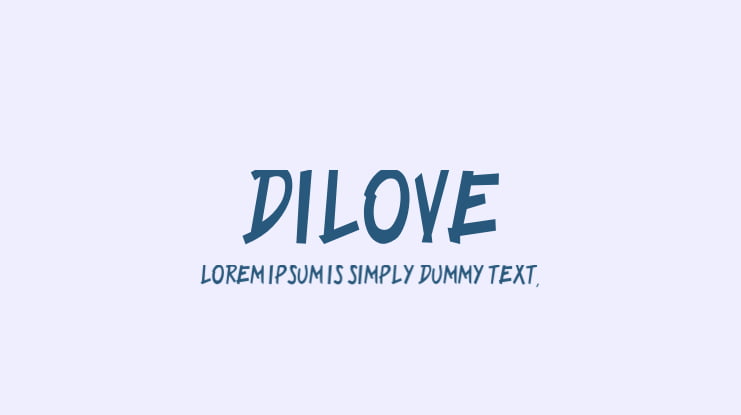 DILOVE Font