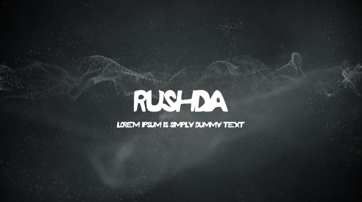 RUSHDA Font