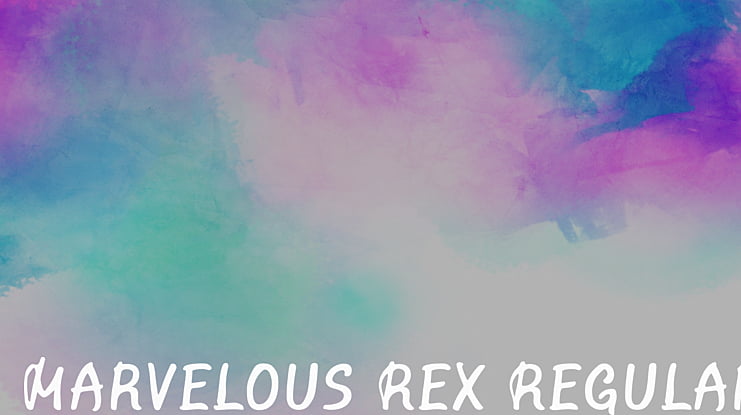 Marvelous Rex Font Family