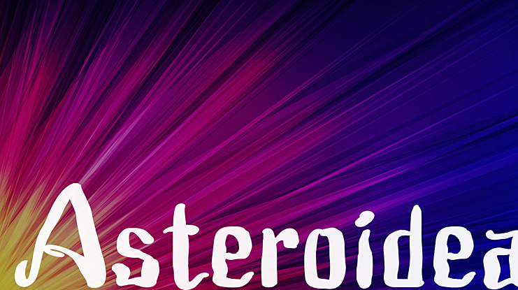 Asteroidea Font