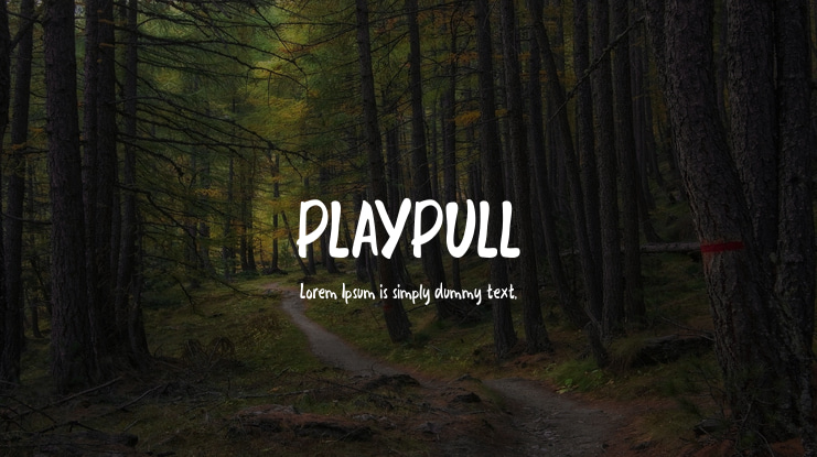 PLAYPULL Font