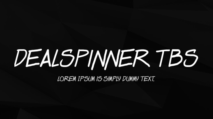 Dealspinner TBS Font Family