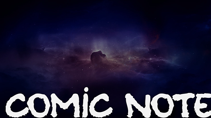 Comic Note Font