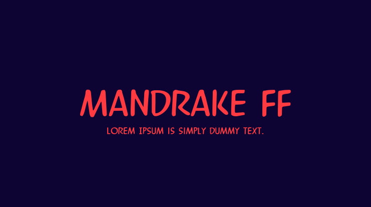 Mandrake FF Font
