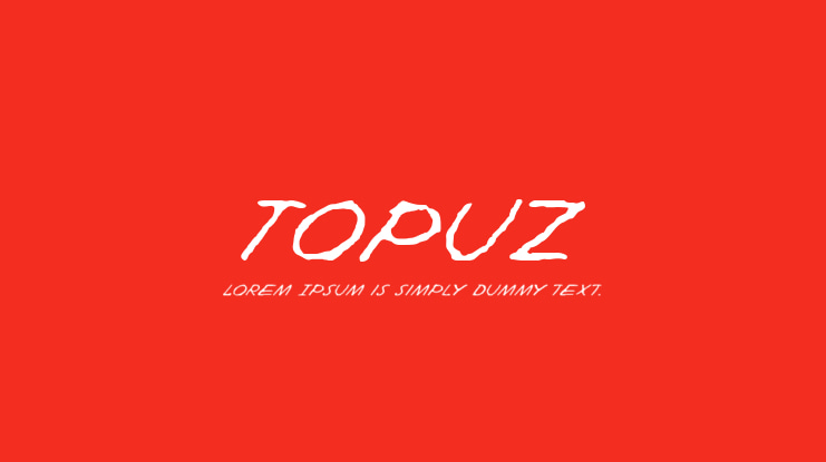 Topuz Font