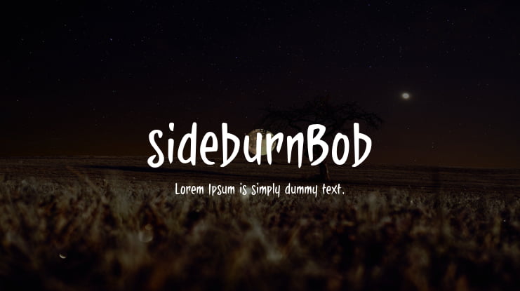 sideburnBob Font