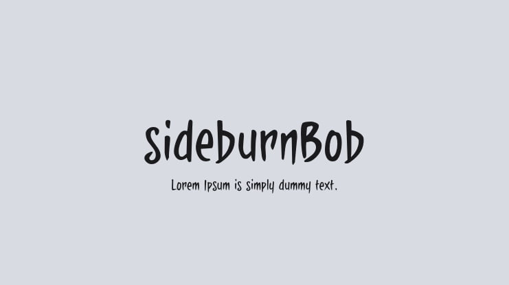 sideburnBob Font
