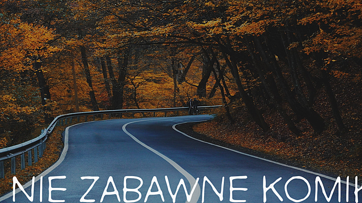 Nie Zabawne Komik Font