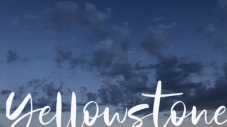 Yellowstone Font