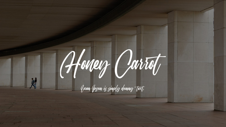 Honey Carrot Font