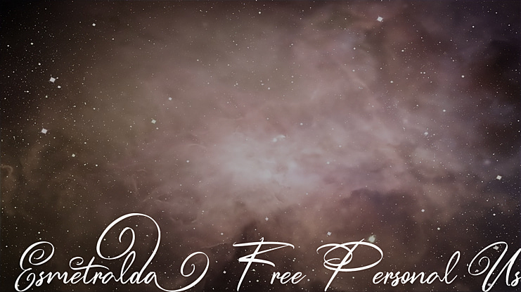 Esmetralda  Free Personal Use Font