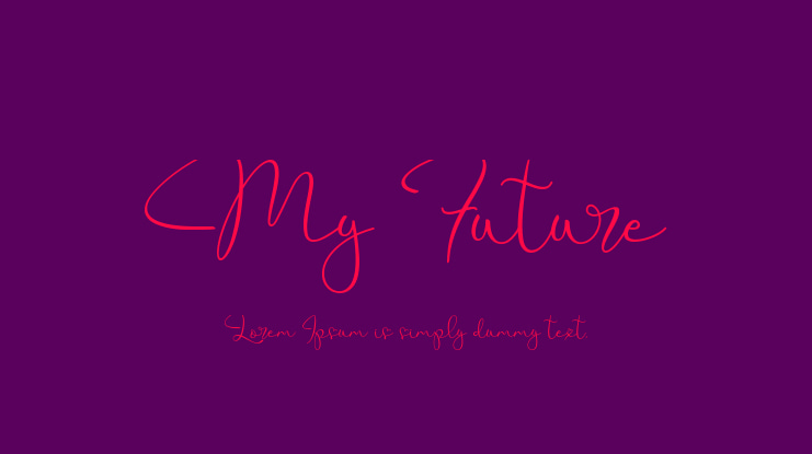 My Future Font