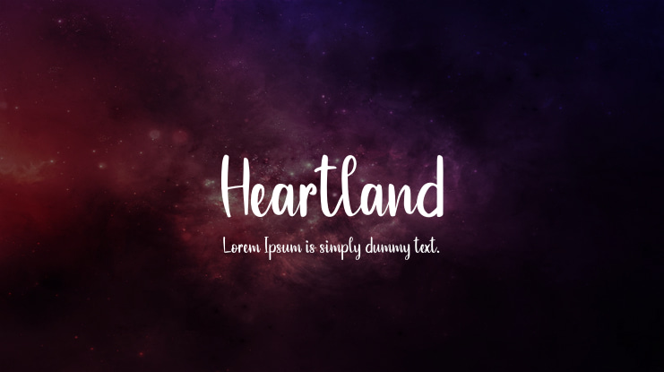 Heartland Font