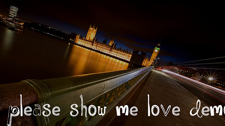 Please Show Me Love Font Family