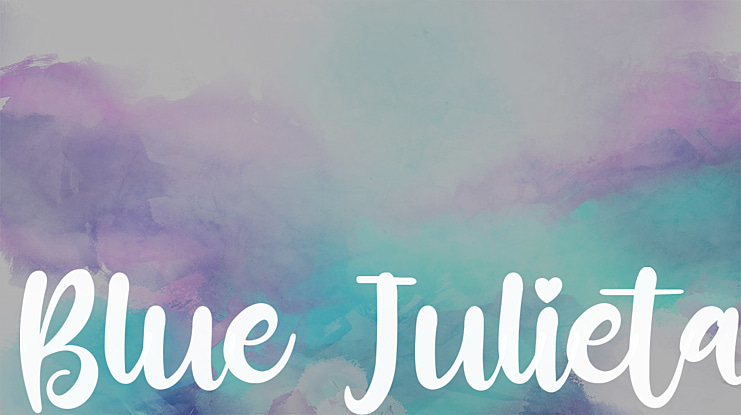 Blue Julieta Font Family
