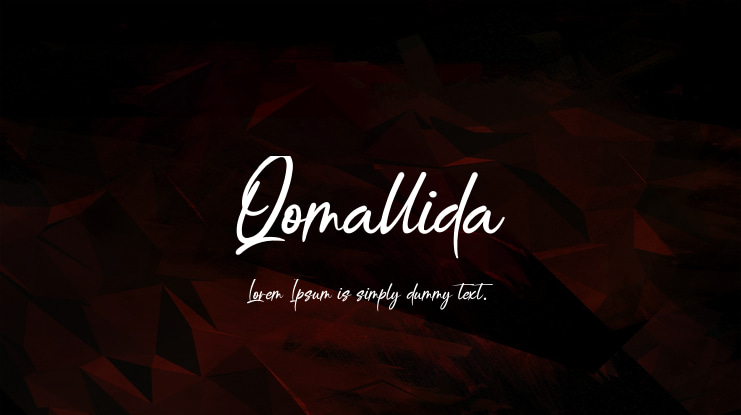 Qomallida Font