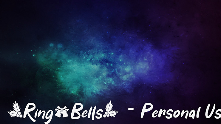 Ring Bells - Personal Use Font
