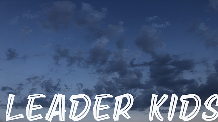 Leader Kids Font