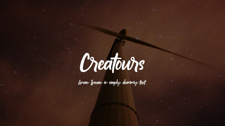 Creatours Font