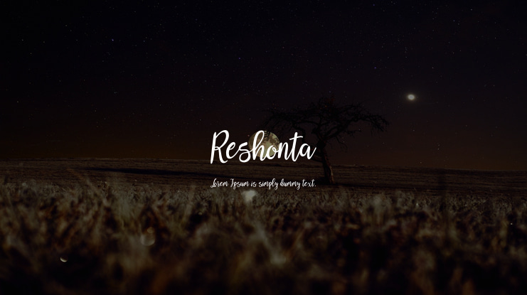 Reshonta Font