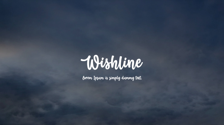 Wishline Font