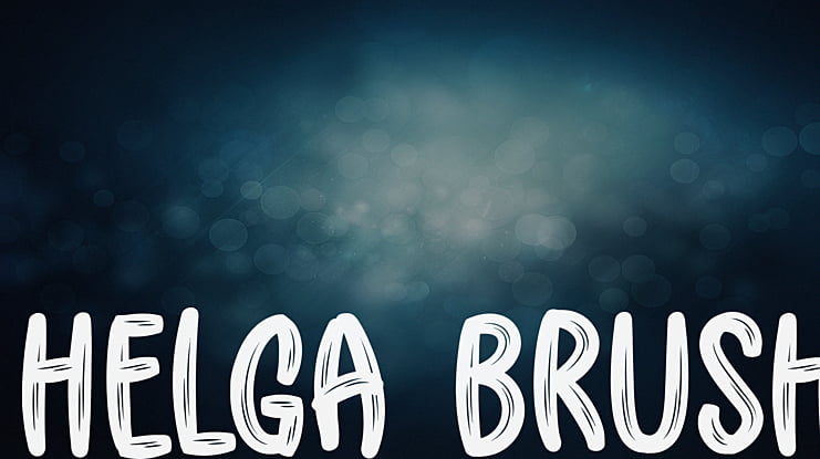 Helga Brush Font