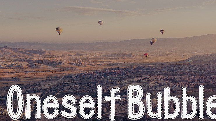 Oneself Bubble Font