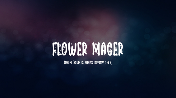 Flower Mager Font Family