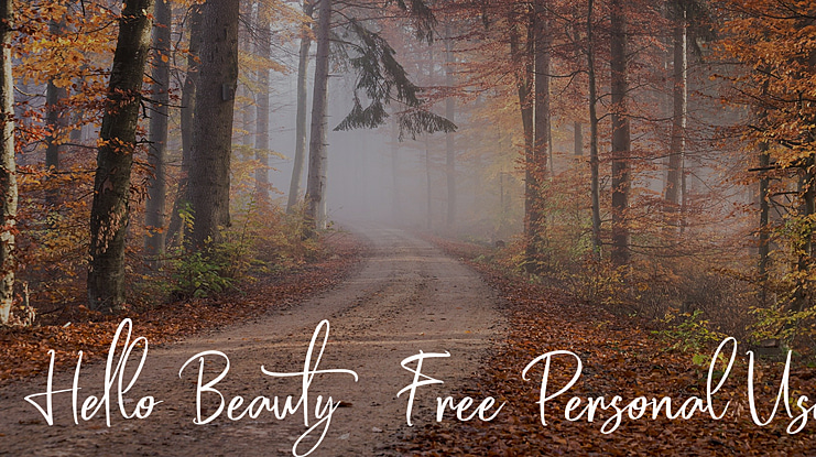 Hello Beauty  Free Personal Use Font