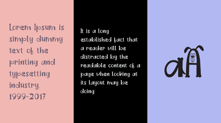 Dogmeal Figure Font Family