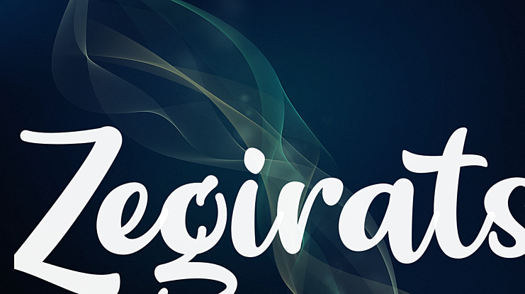 Zegirats Font